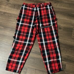 Morbid Threads Plaid Punk Pants
With Zippers